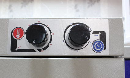 Сушильный шкаф ШС Циклон 1985 — переключатели таймера и нагревателя